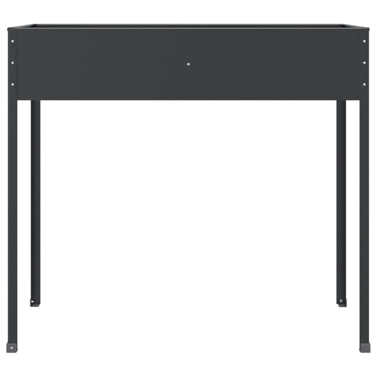 VIDAXL Jardiniere Anthracite 100,5x40,5x90 cm Acier galvanise