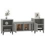 Voir la diapositive 4 : VIDAXL Meuble TV Gris beton 160x35x55 cm Bois d'ingenierie