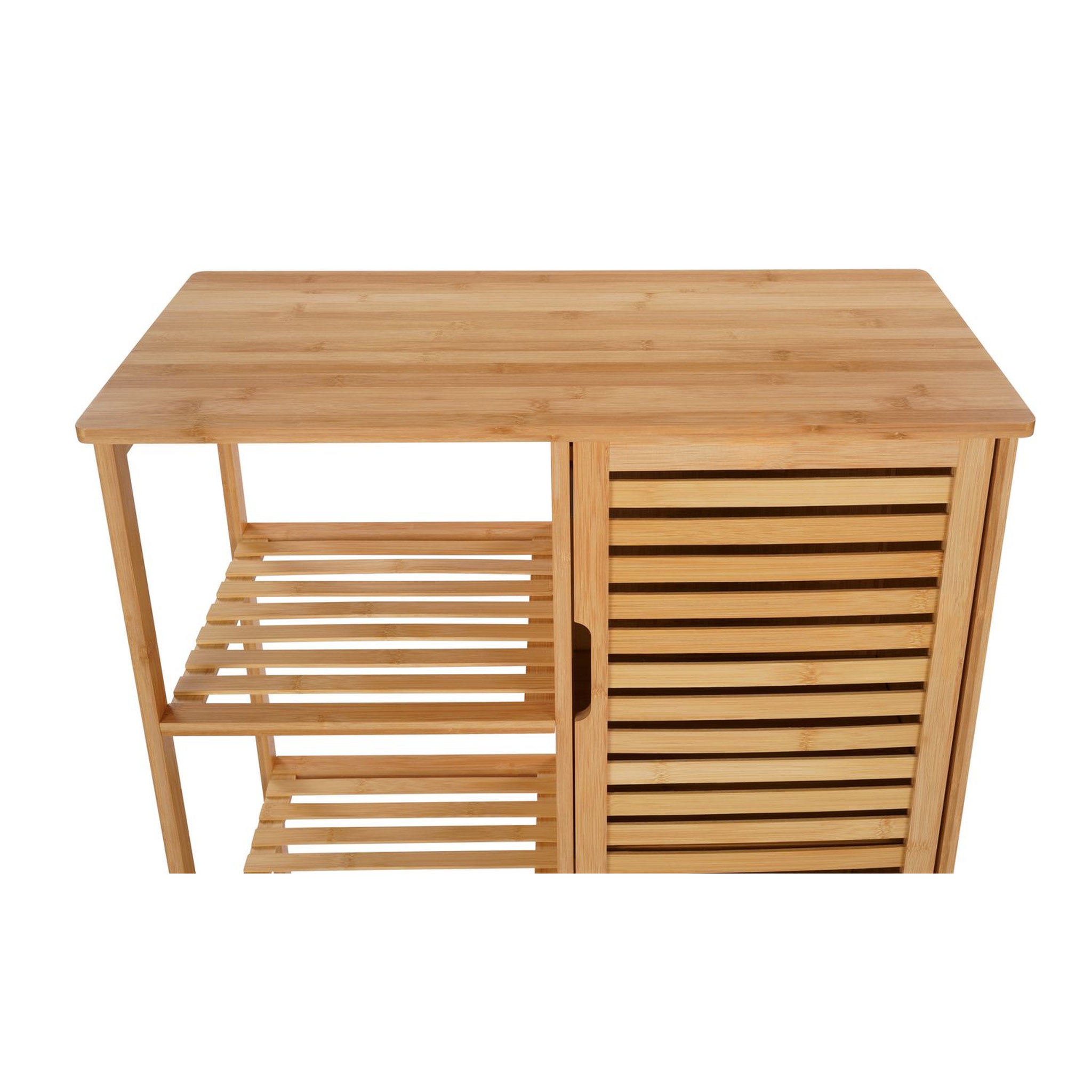 Voir la diapositive 6 : Meuble de salle de bain 3 niche 1 porte L66 cm MIA