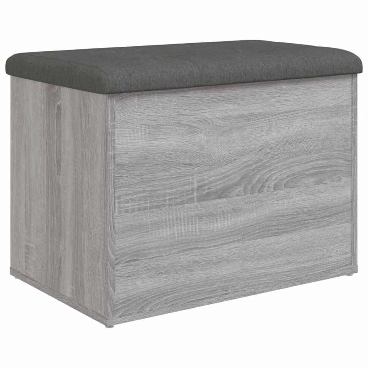 VIDAXL Banc de rangement sonoma gris 62x42x45 cm bois d'ingenierie