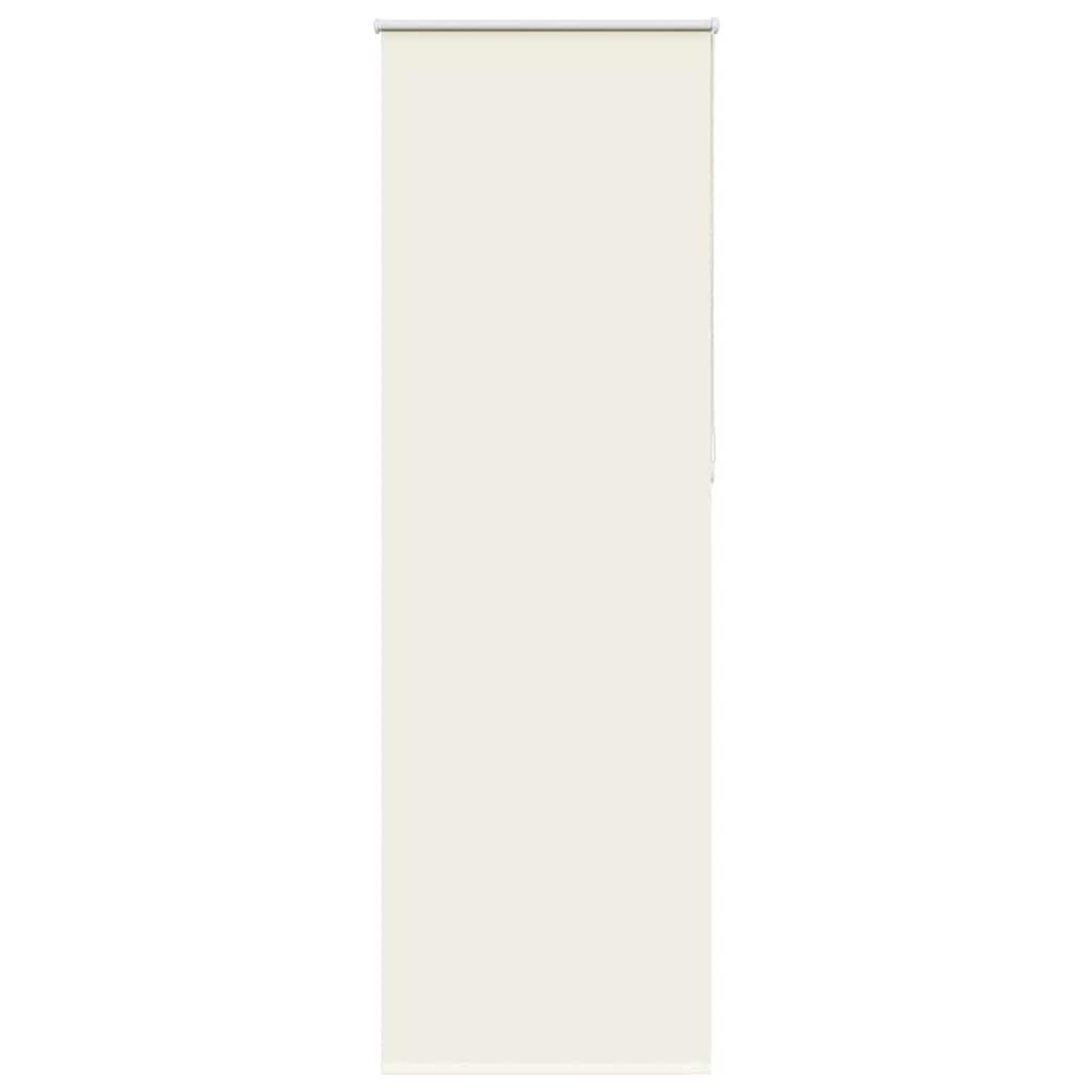 VIDAXL Store enrouleur occultant blanc casse 85x210cm largeur du tissu