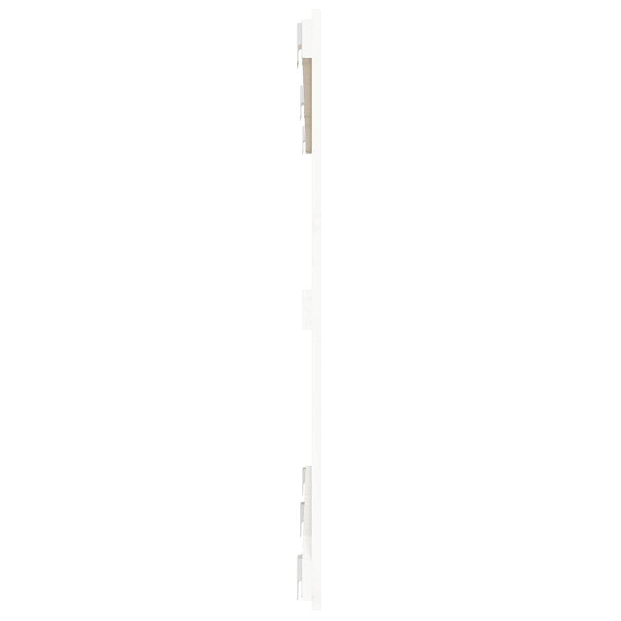 Voir la diapositive 5 : VIDAXL Tete de lit murale Blanc 147x3x90 cm Bois massif de pin