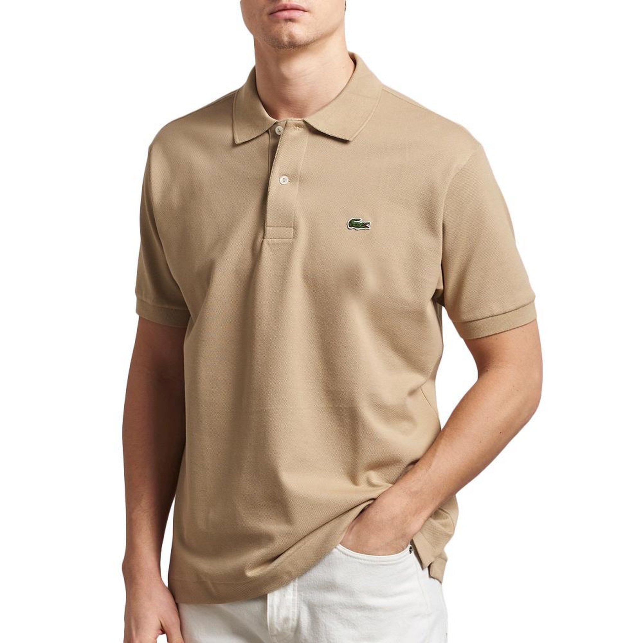Voir la diapositive 1 : Lacoste Polo Beige Foncé Homme Lacoste Original