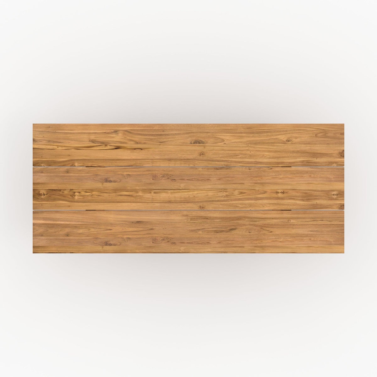 Rendez vous déco Table de jardin rectangulaire en bois de teck recyclé 10 personnes-Siam