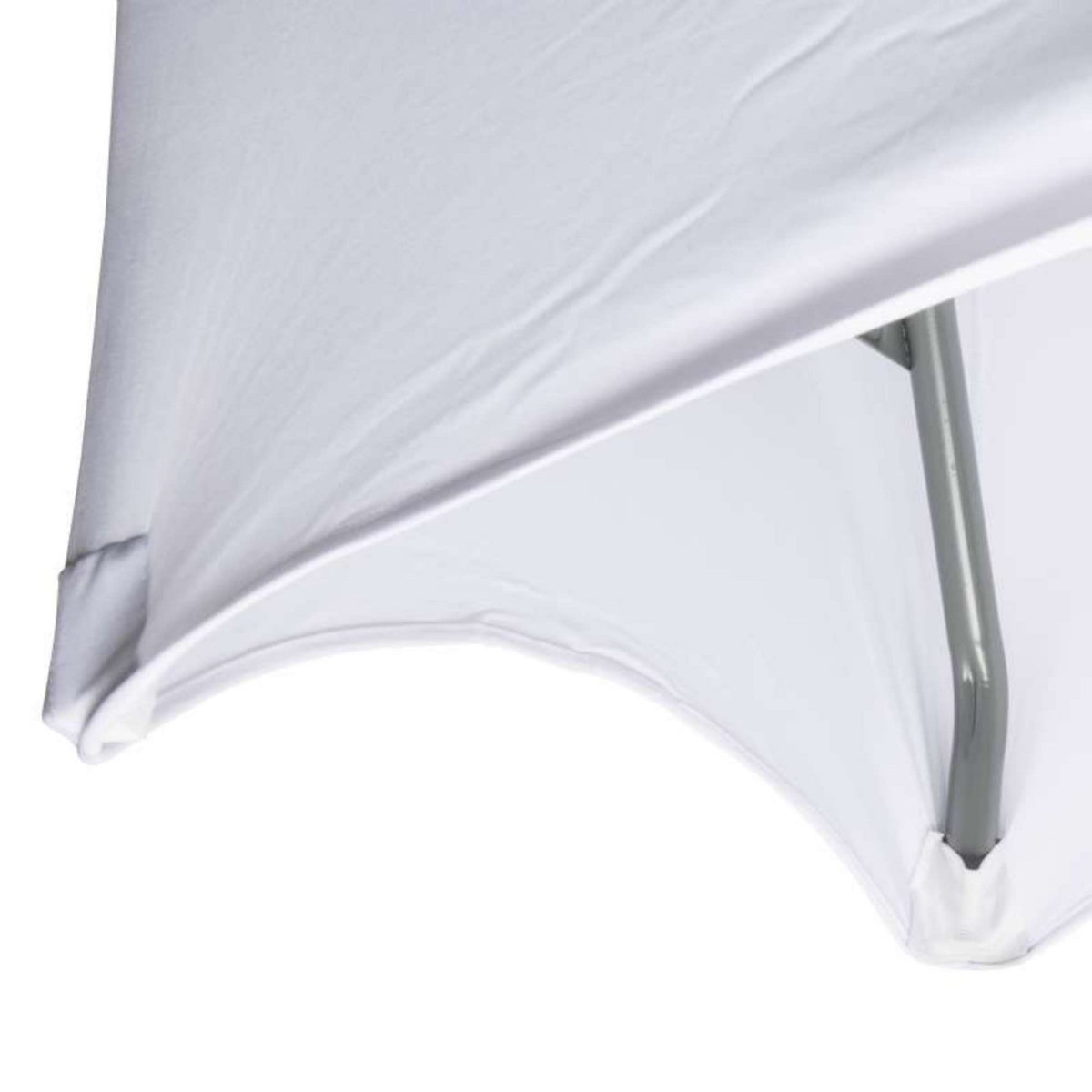  Housse nappe pour table pliante 240cm Werkapro Blanche