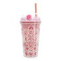 Voir la diapositive 2 : Paris Prix Gobelet de Transport  Cœur  45cl Rose