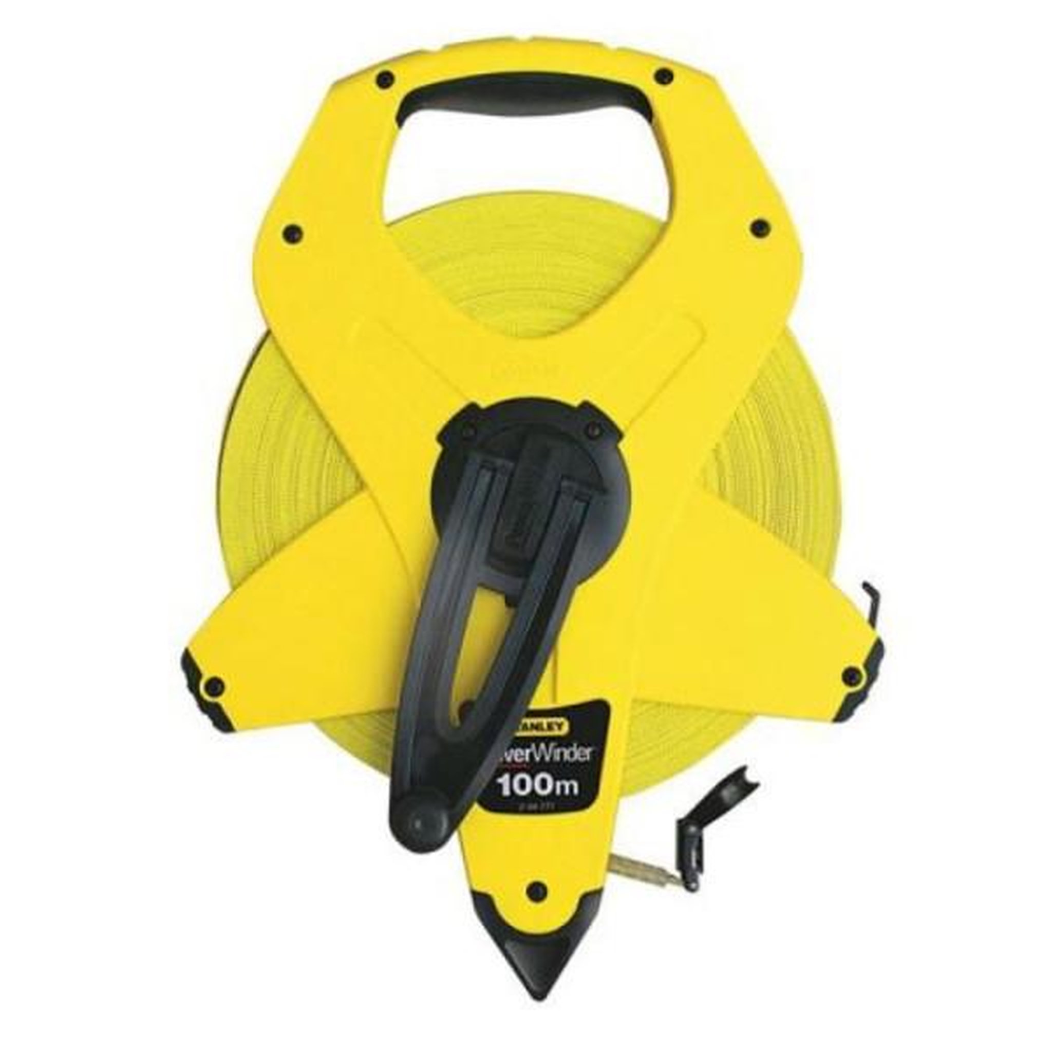 Stanley Mesure longue ruban 100mx12,7mm fibre de verre powerwinder - stanley - 2-34-777