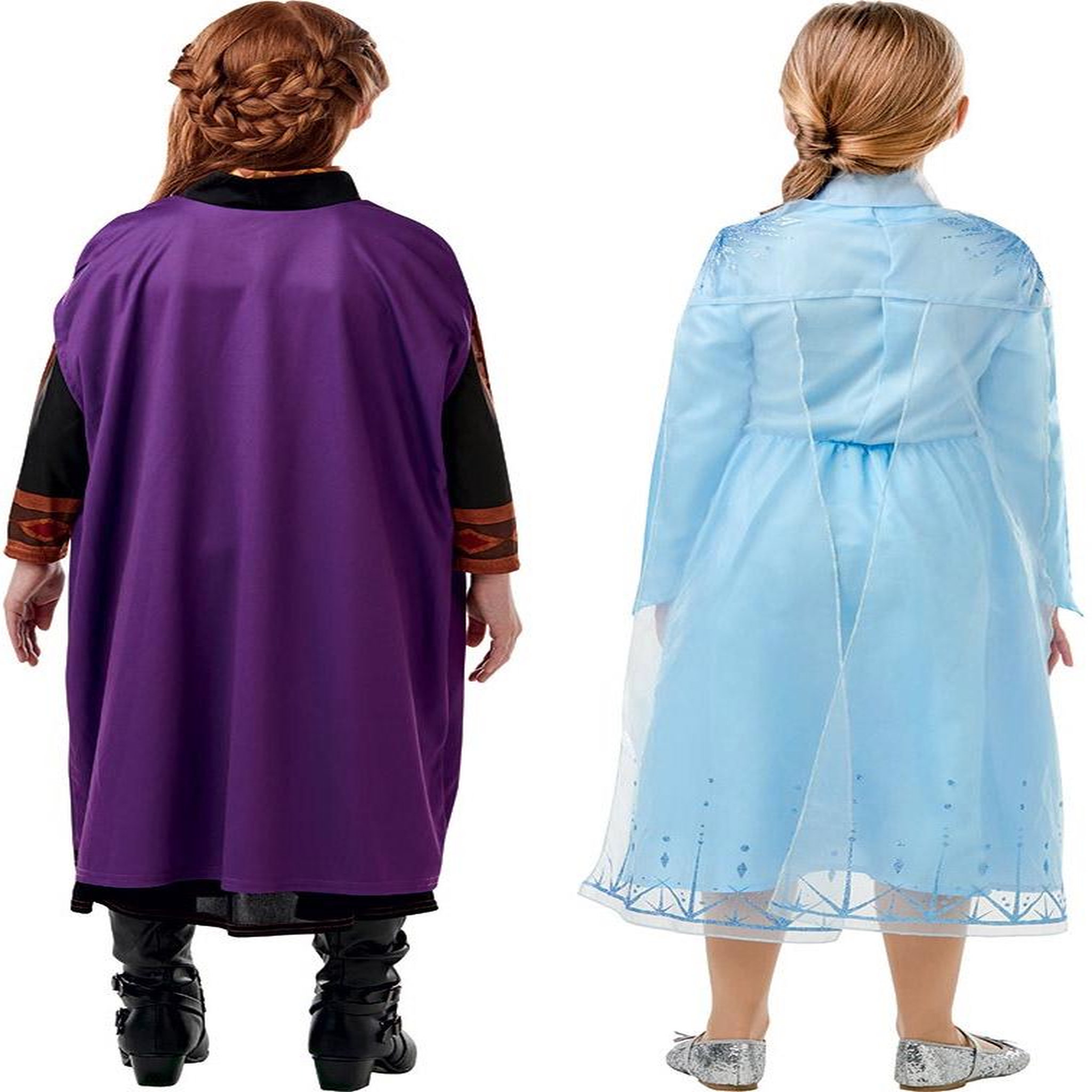 Voir la diapositive 2 : Rubie's Coffret Bi-pack Déguisements Classiques Elsa et Anna La Reine des Neiges 2 - Frozen 2 - 3/4 ans (96 à 104 cm)