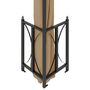 Voir la diapositive 5 : VIDAXL Tonnelle avec parois et toit double 3x4 m Taupe
