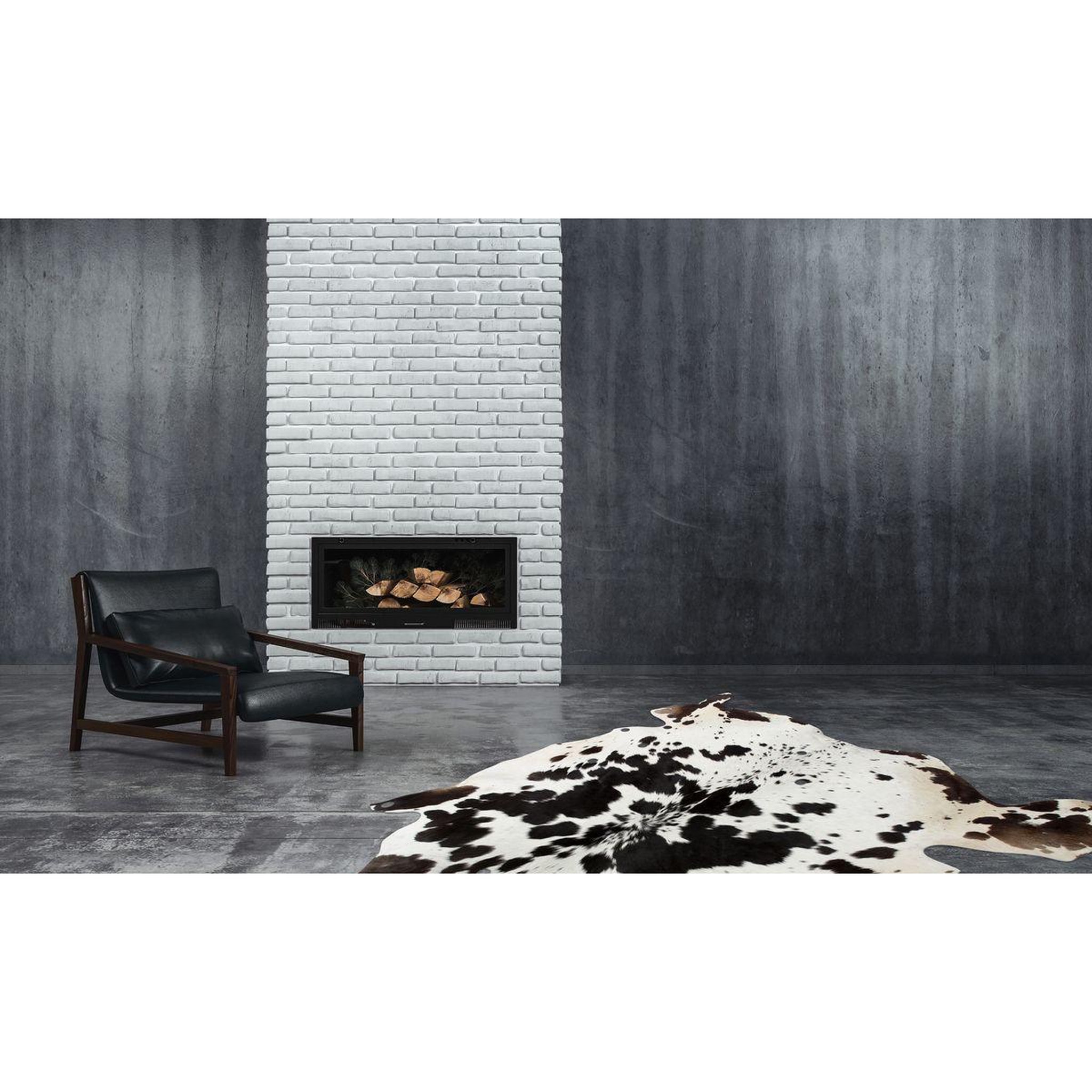 Voir la diapositive 2 : Paris Prix Tapis peau de vache  glam  noir & blanc
