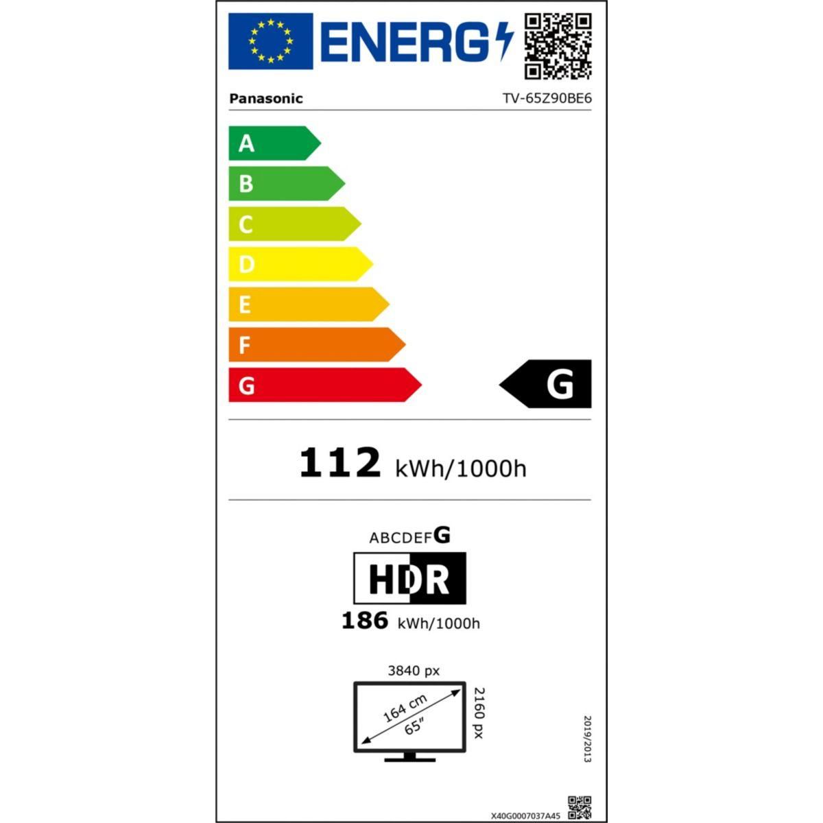 PANASONIC TV OLED 65Z90BE6-65 pouces (164cm)