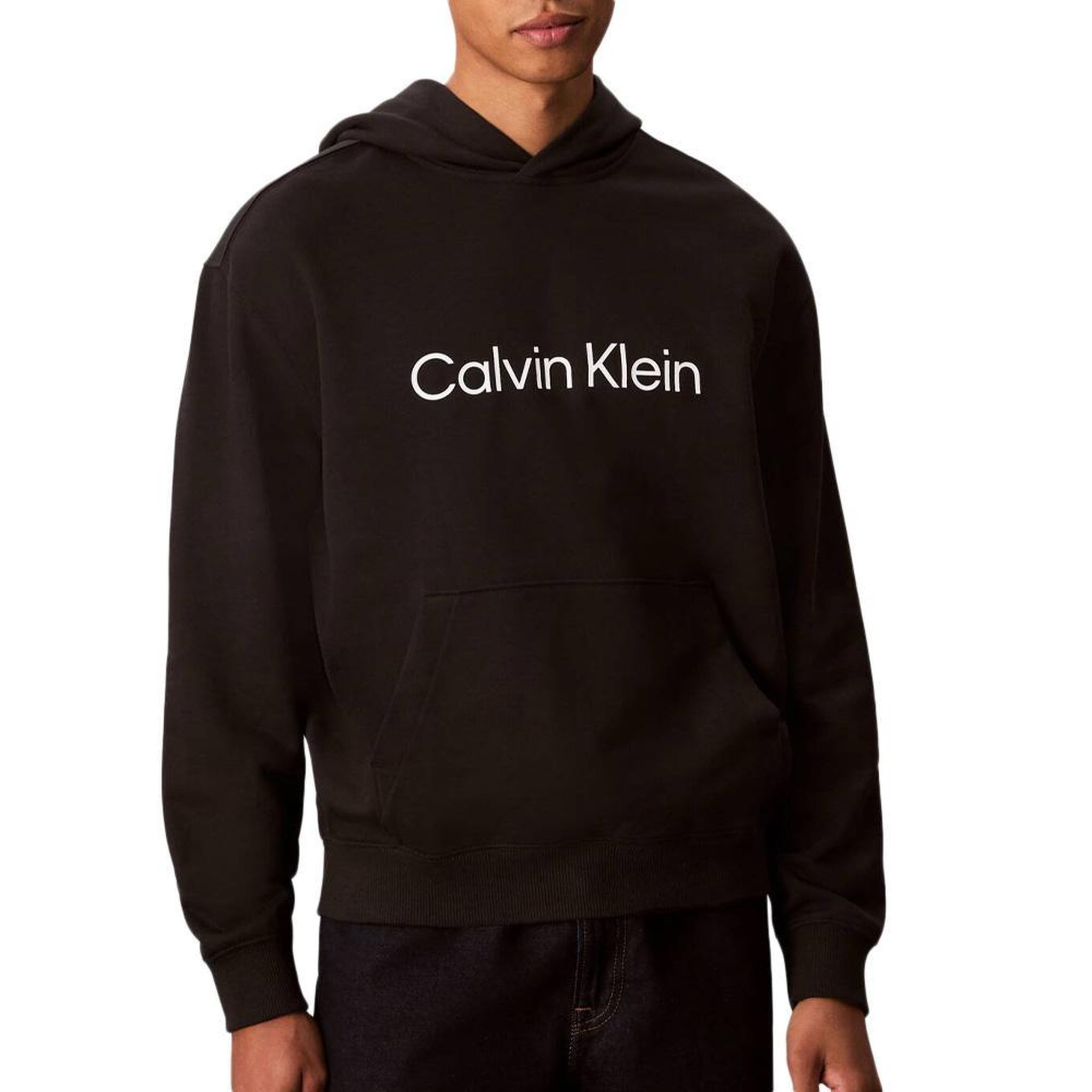 CALVIN KLEIN JEANS Sweat Noir Homme Calvin Klein Jeans Standard LV14LD231G. Coloris disponibles : Noir