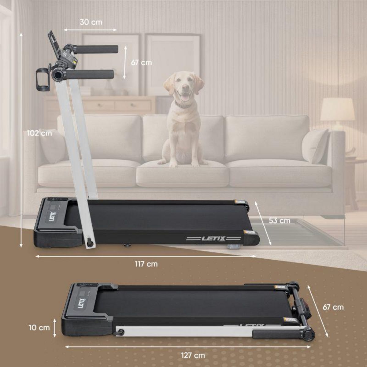 SPARRAW Tapis de course Pliable Pro - 12 KM/H- 1500W -12 programmes