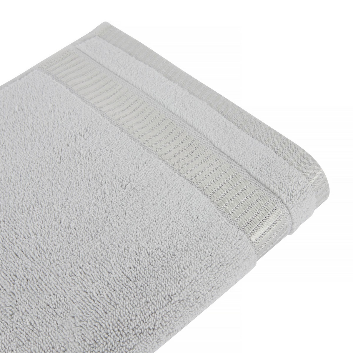 ACTUEL Serviette de toilette unie en coton qualité Zéro twist 450g/m² 