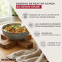 Voir la diapositive 3 : Fackelmann Dessous de Plat 18 cm Fackelmann Acacia