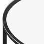 Voir la diapositive 4 : VIDAXL Table a the Noir et transparent 70 cm Verre trempe