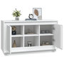 Voir la diapositive 4 : VIDAXL Buffet blanc 102x35x60 cm bois d'ingenierie