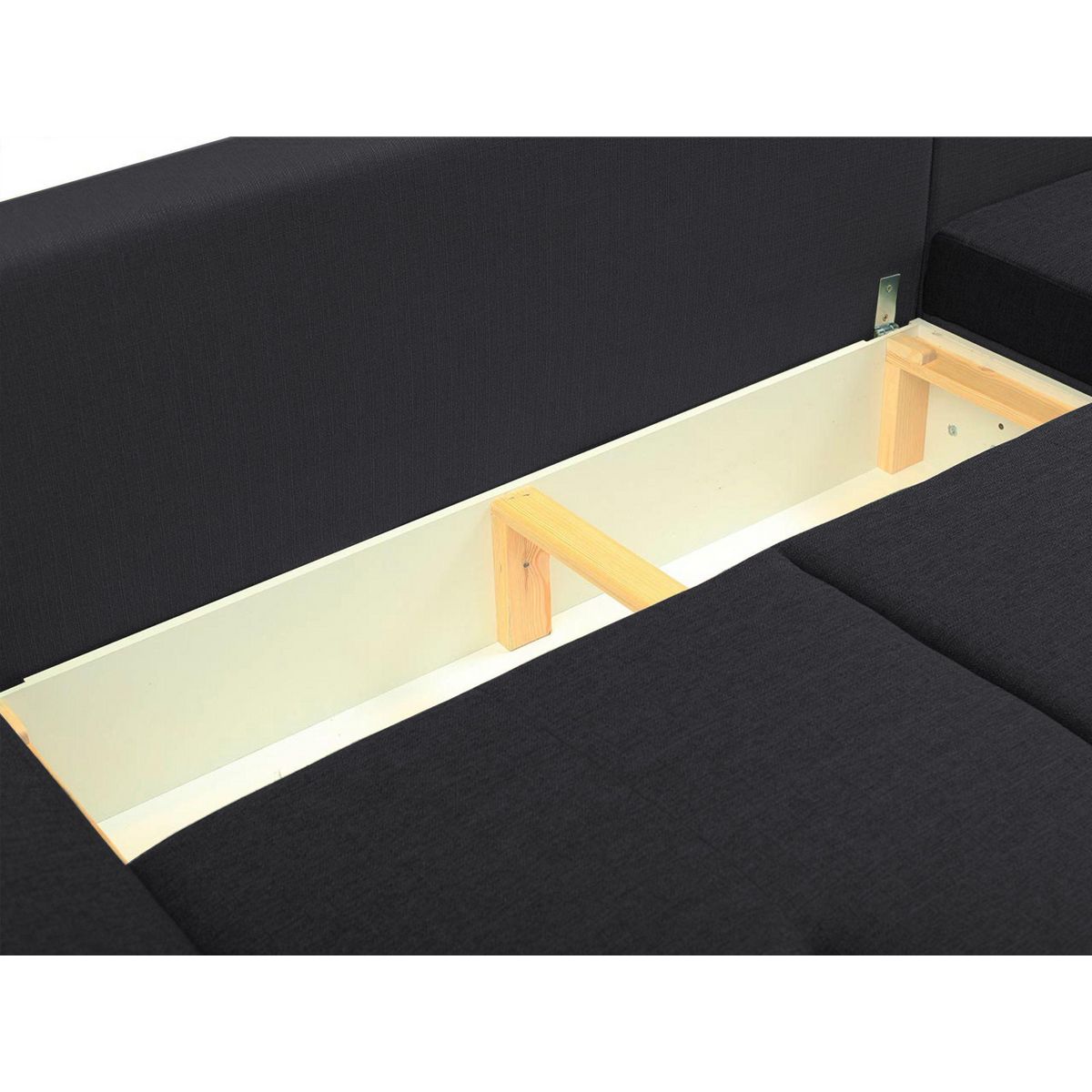 BEST MOBILIER Karl - canapé d'angle réversible convertible - avec coffre - 5 places - style contemporain