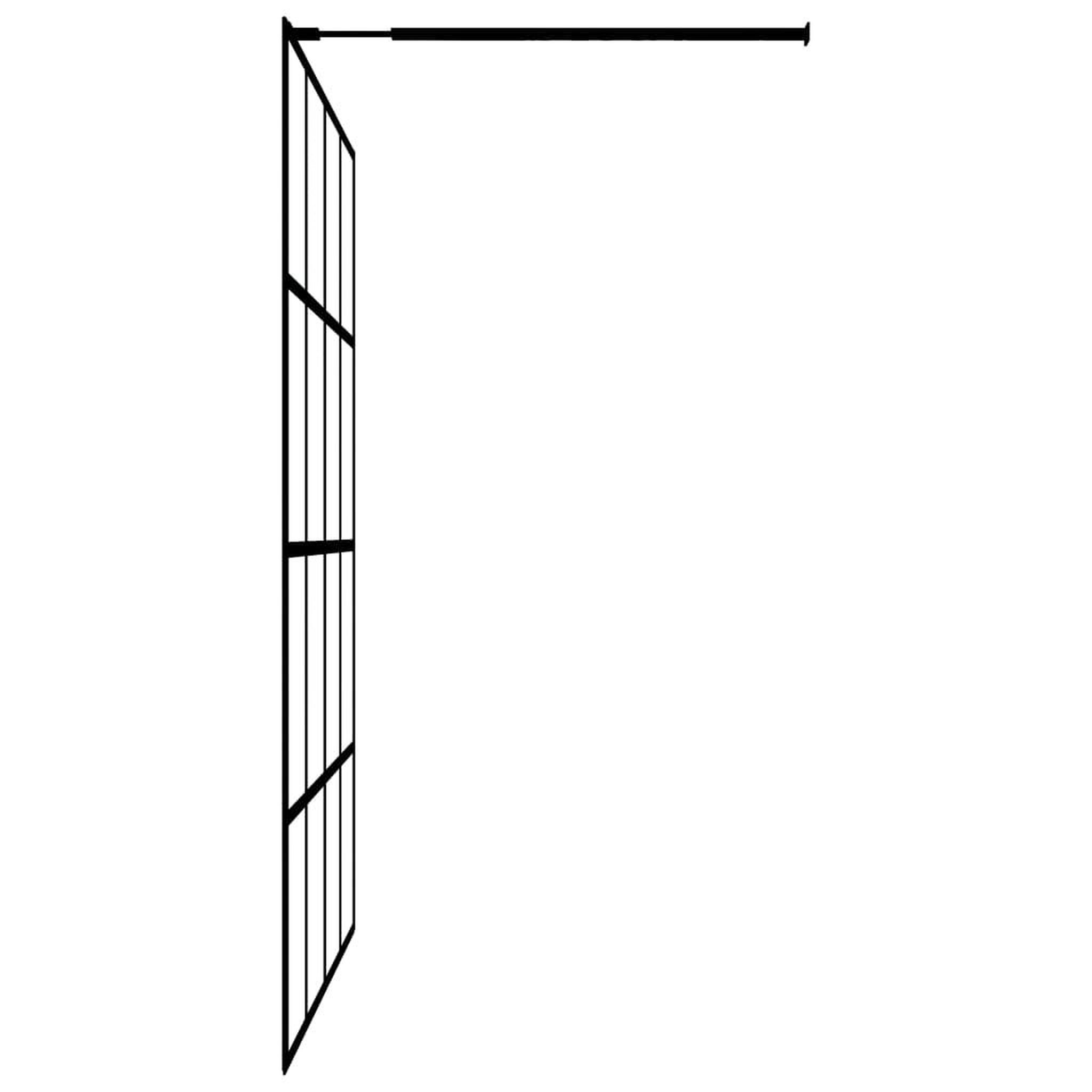 Voir la diapositive 5 : VIDAXL Ecran de douche Verre trempe transparent 100x195 cm