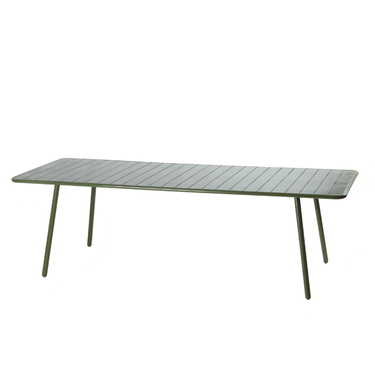 CONCEPT USINE Table de jardin 10-12 places 234cm verte BERGAME