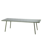 CONCEPT USINE Table de jardin 10-12 places 234cm verte BERGAME