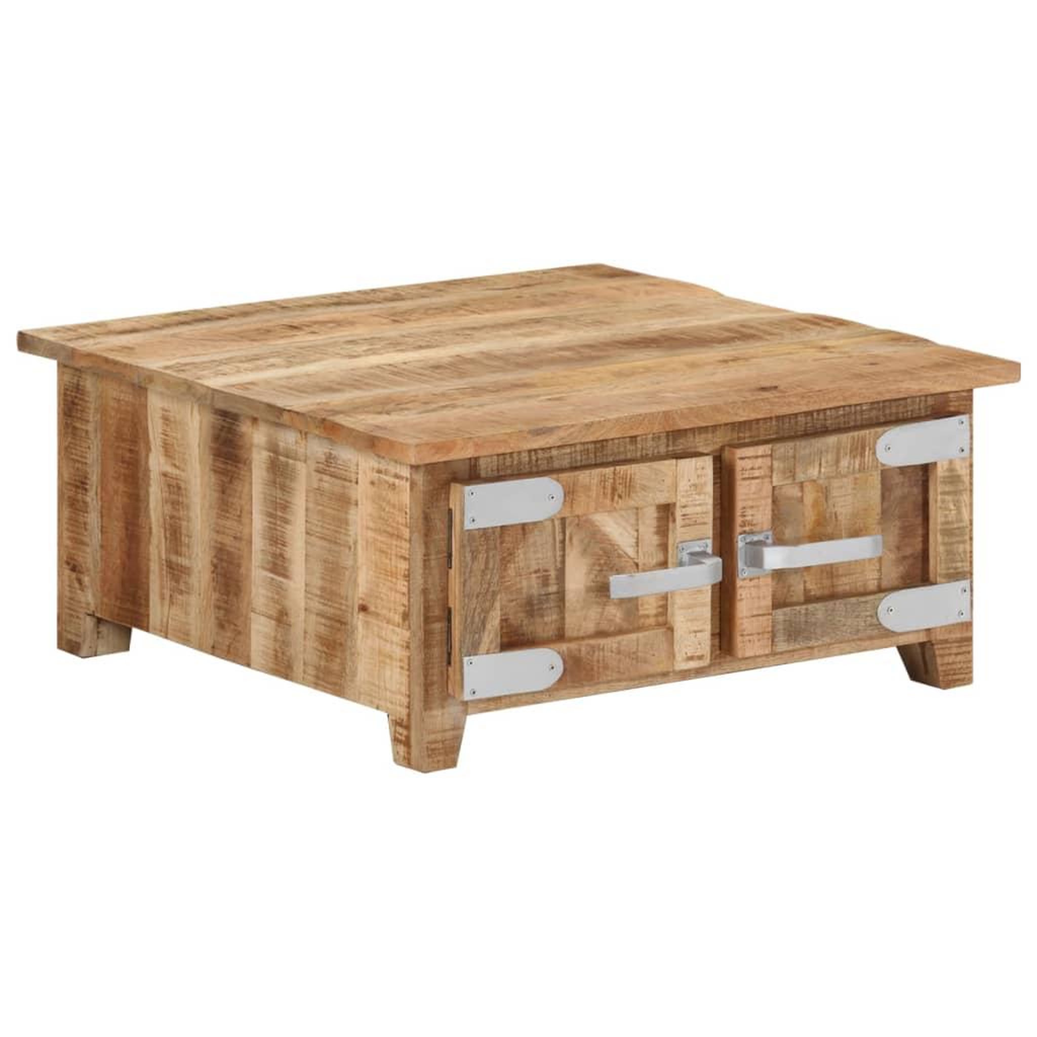 Voir la diapositive 1 : VIDAXL Table basse 67x67x30 cm Bois de manguier massif