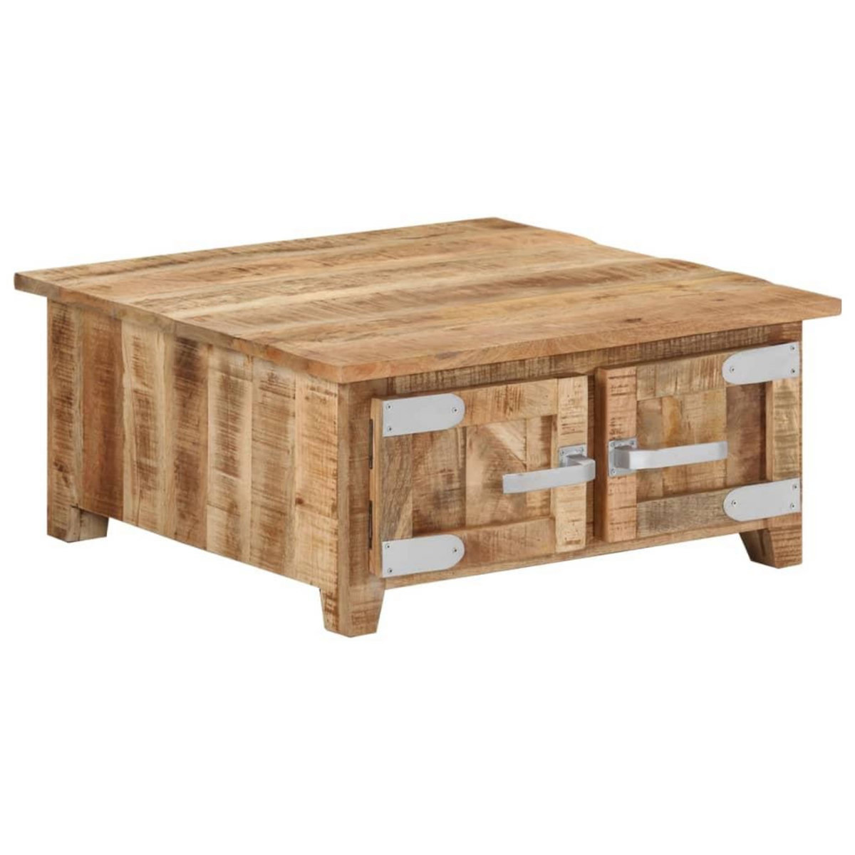 VIDAXL Table basse 67x67x30 cm Bois de manguier massif