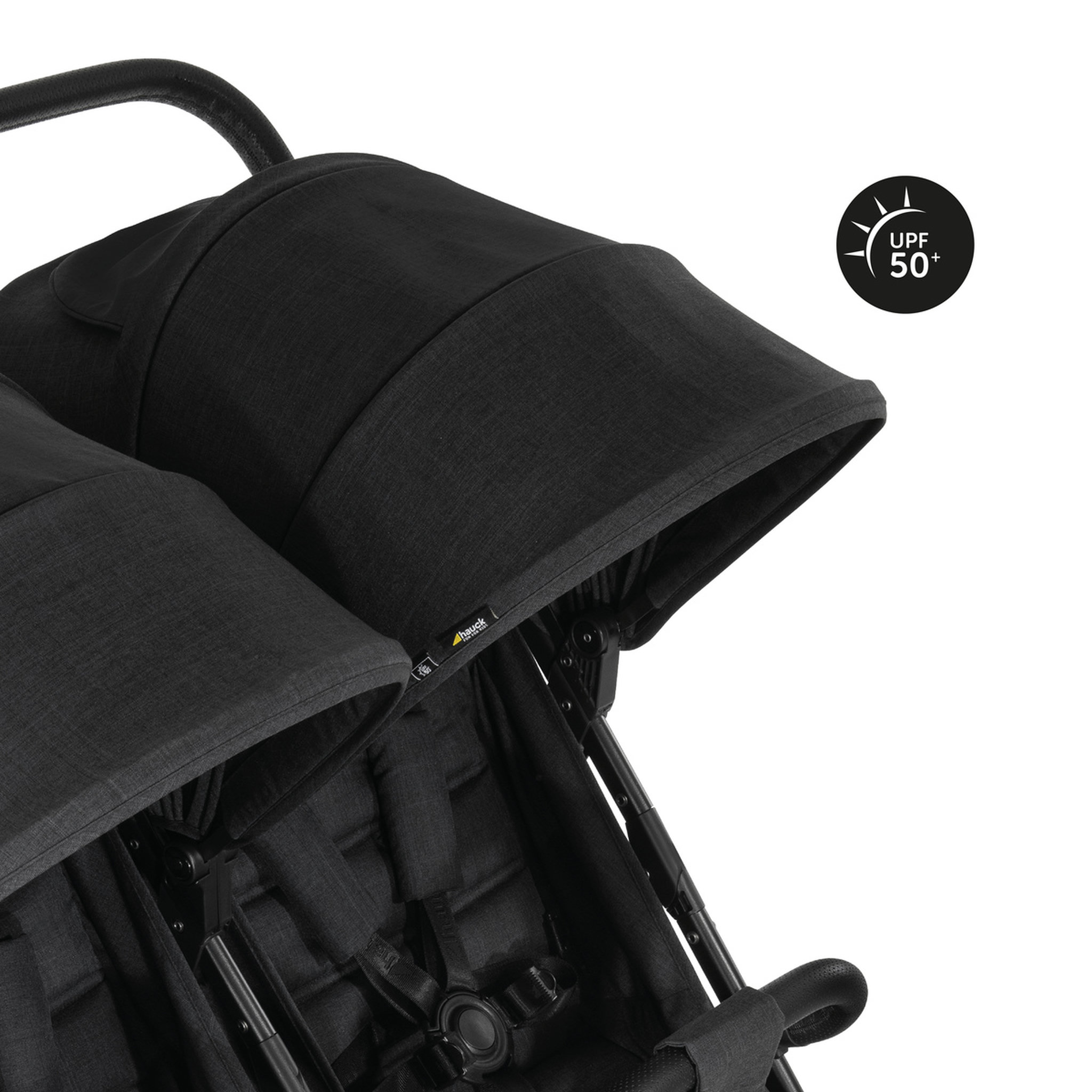 Voir la diapositive 8 : HAUCK Poussette double Uptown Duo Noir