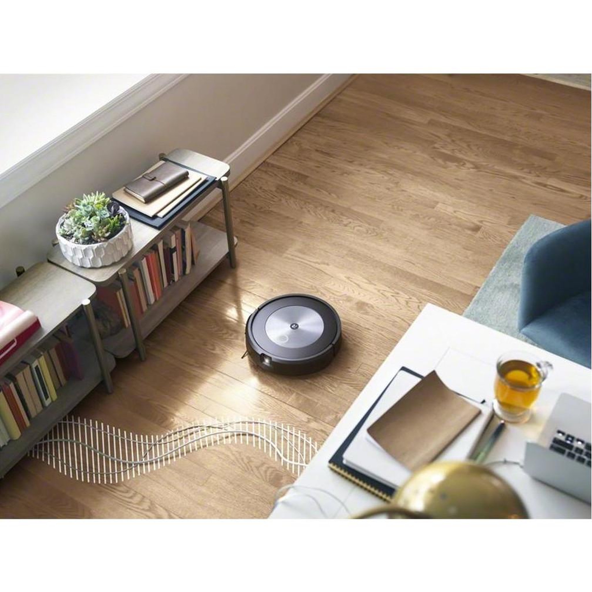 Voir la diapositive 4 : IROBOT Aspirateur robot connecté avec système d'autovidage - j755840