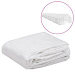 VIDAXL Couverture de remplacement de serre (36 m^2) 3x12x2m Transparent