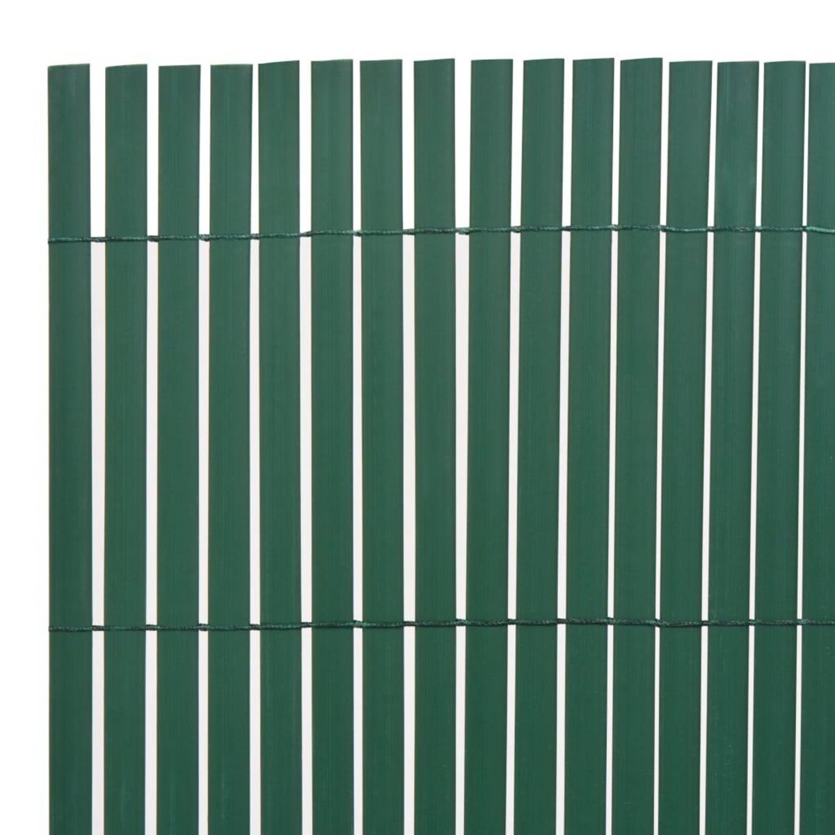 VIDAXL Cloture de jardin Double face PVC 90 x 300 cm Vert