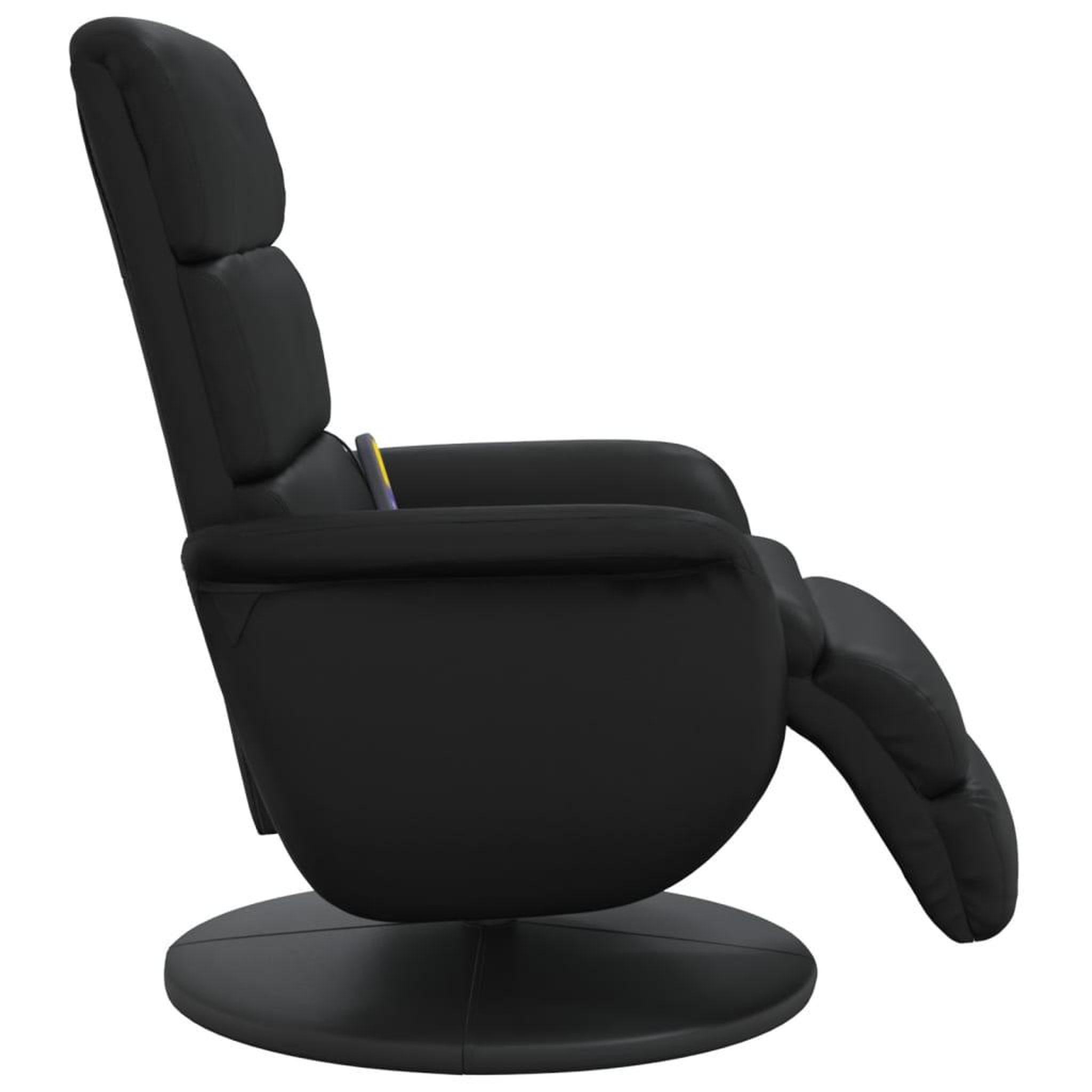 Voir la diapositive 4 : VIDAXL Fauteuil inclinable de massage repose-pieds noir similicuir
