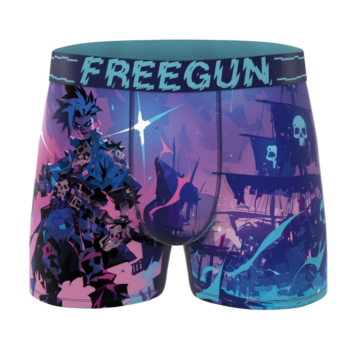 FREEGUN Lot de 3 boxers enfant Heroes