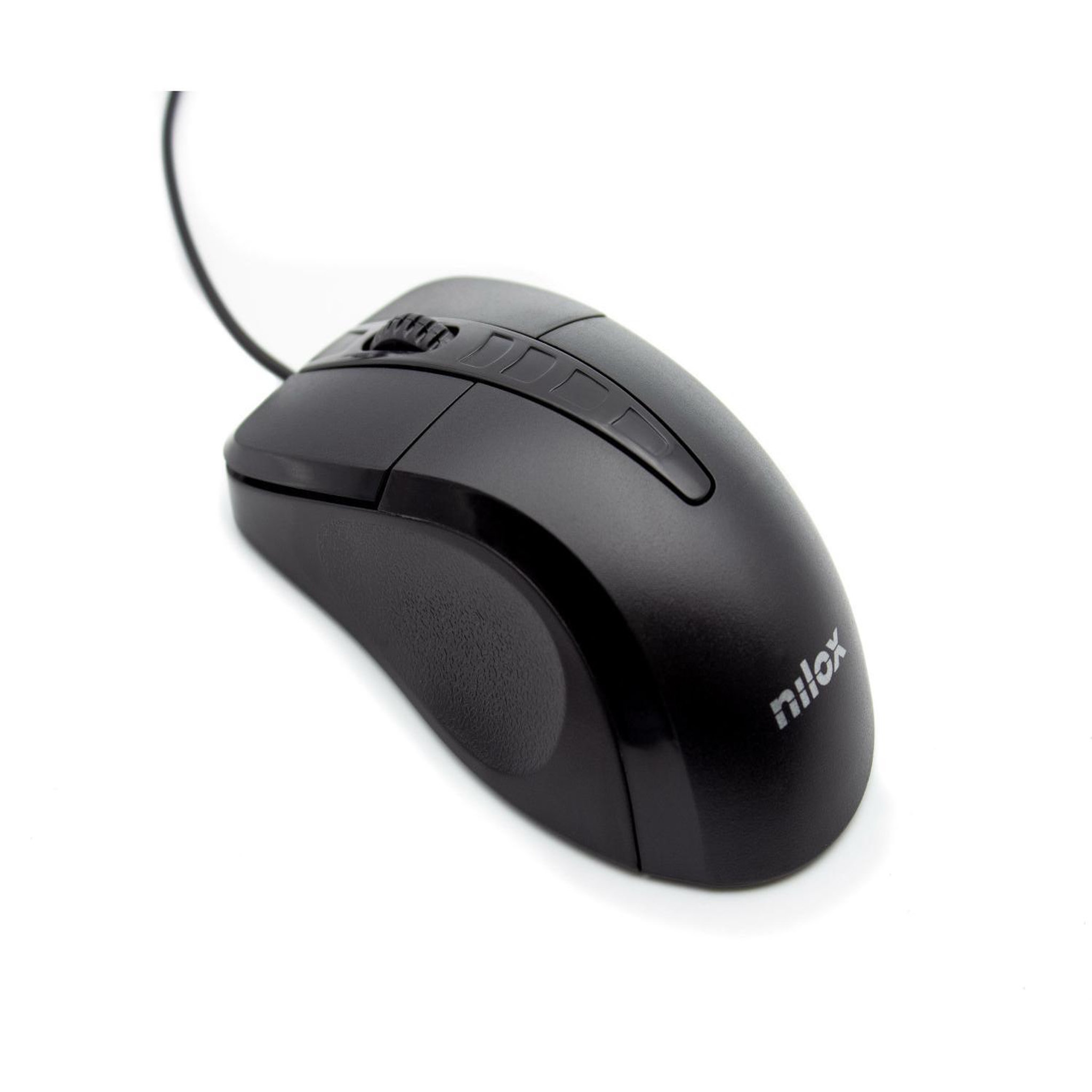 Voir la diapositive 3 : Nilox Nilox MOUSB1001 souris Droitier Optique 1000 DPI