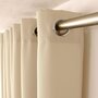 Voir la diapositive 2 : TOILINUX Rideau uni avec oeillets - 140 x 240 cm