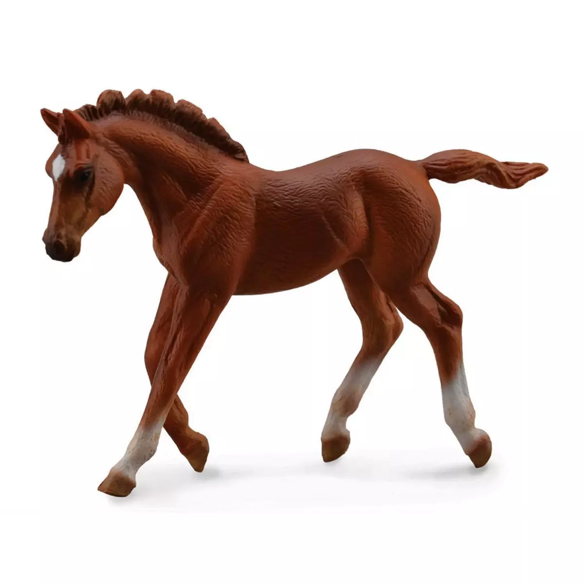 Figurines Collecta Figurine Cheval : Pur Sang Anglais Poulain Marchand - Marron