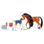 Voir la diapositive 1 : GIOCHI PREZIOSI Coffret Spirit Maman cheval et son poulain + accessoires