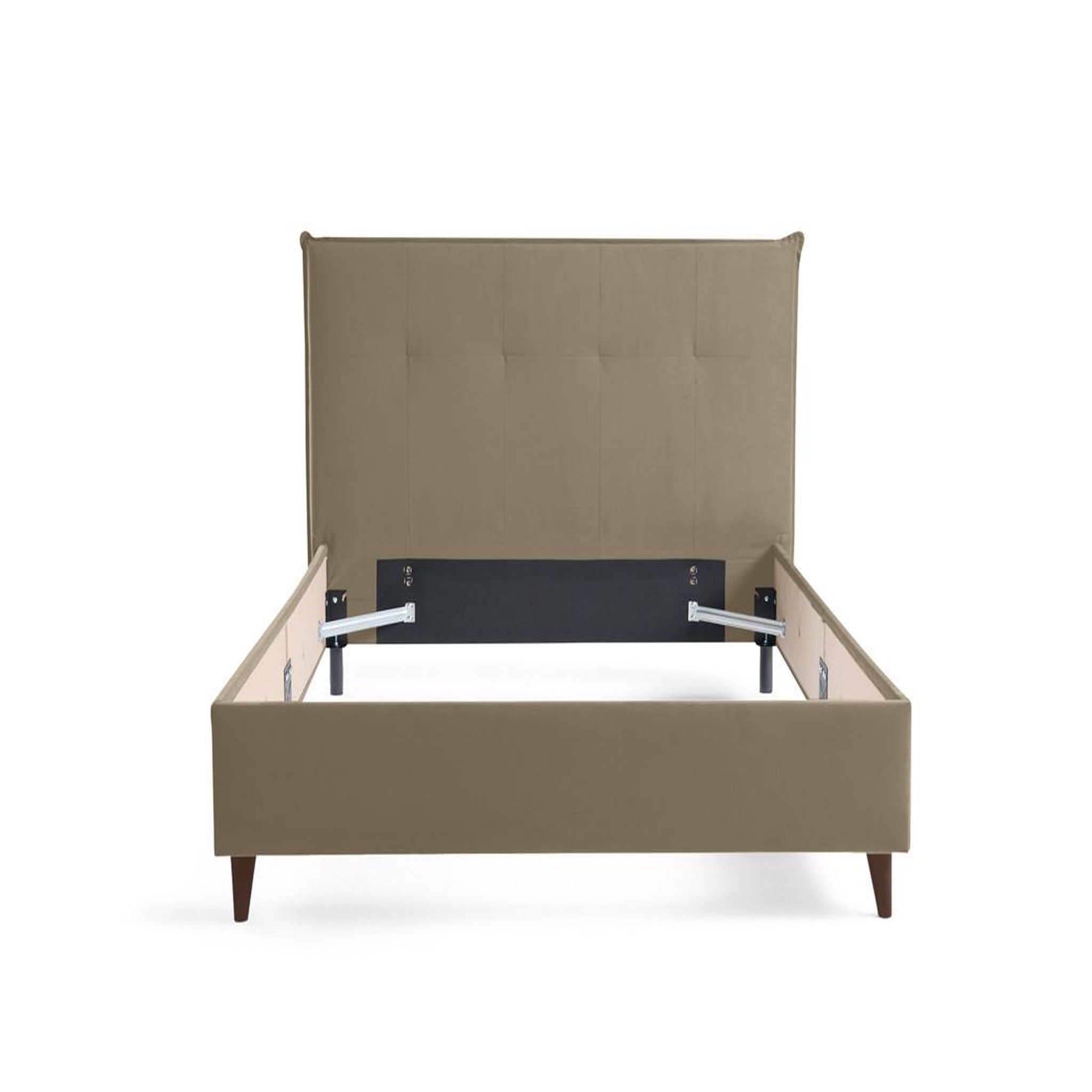 Voir la diapositive 1 : BEST MOBILIER Dali - cadre de lit - 160x200 - en velours