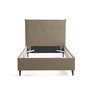 Voir la diapositive 1 : BEST MOBILIER Dali - cadre de lit - 160x200 - en velours