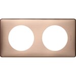 Legrand Celiane plaque 2 poste copper cuivre