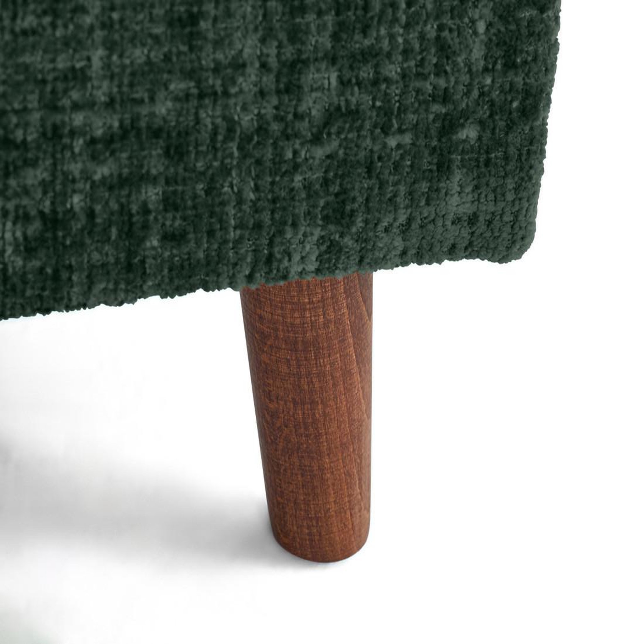 Voir la diapositive 2 : LISA DESIGN Rune - canapé droit 2 places en velours texturé