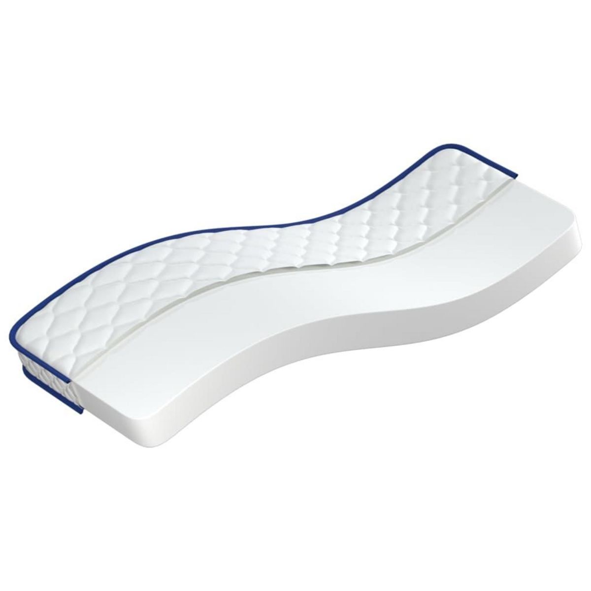 VIDAXL Matelas en mousse a memoire de forme 200 x 90 x 17 cm doux