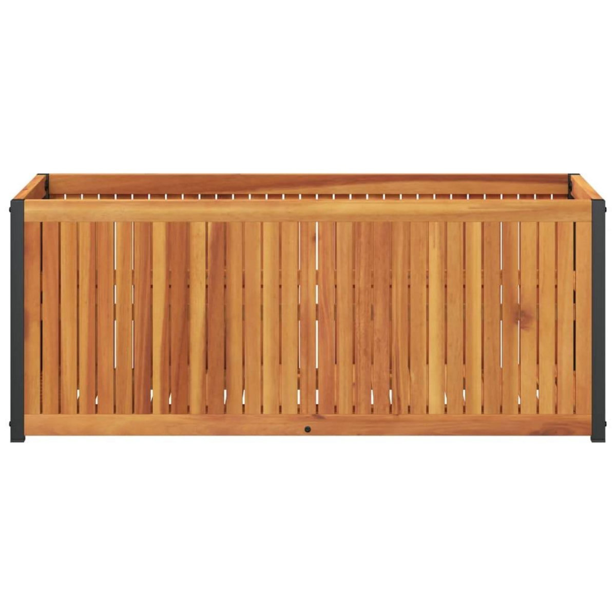 VIDAXL Jardiniere 110x45x44 cm bois massif d'acacia et acier
