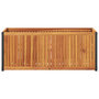 Voir la diapositive 4 : VIDAXL Jardiniere 110x45x44 cm bois massif d'acacia et acier
