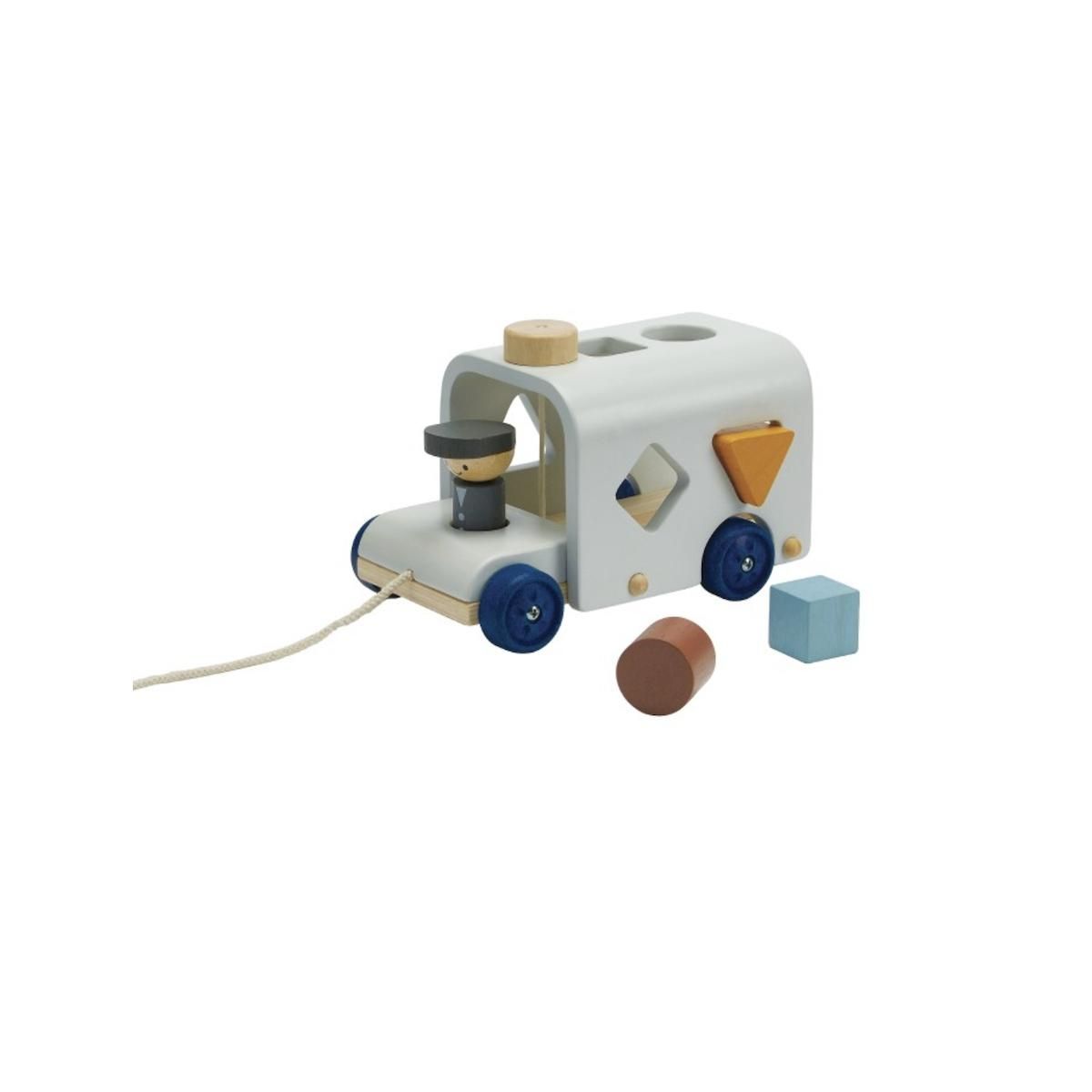 Plan Toys Boite a formes bus en bois -  - trousselier