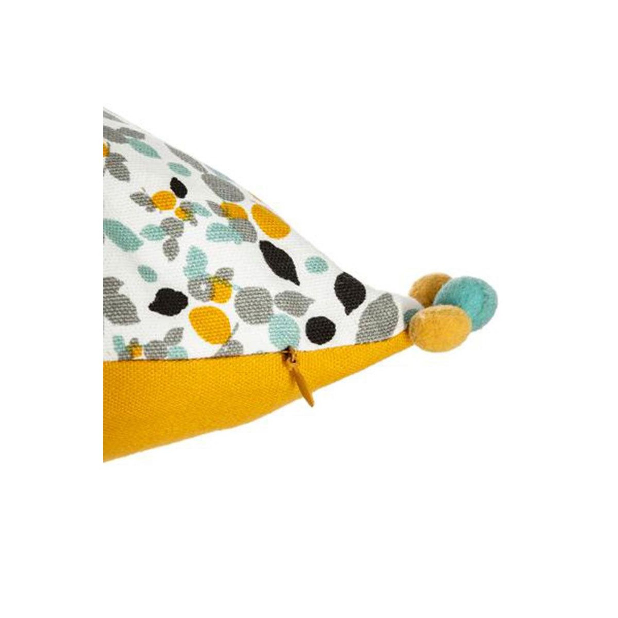 Voir la diapositive 3 : ATMOSPHERA Housse de Coussin Imprimé  Razzo  40x40cm Ocre