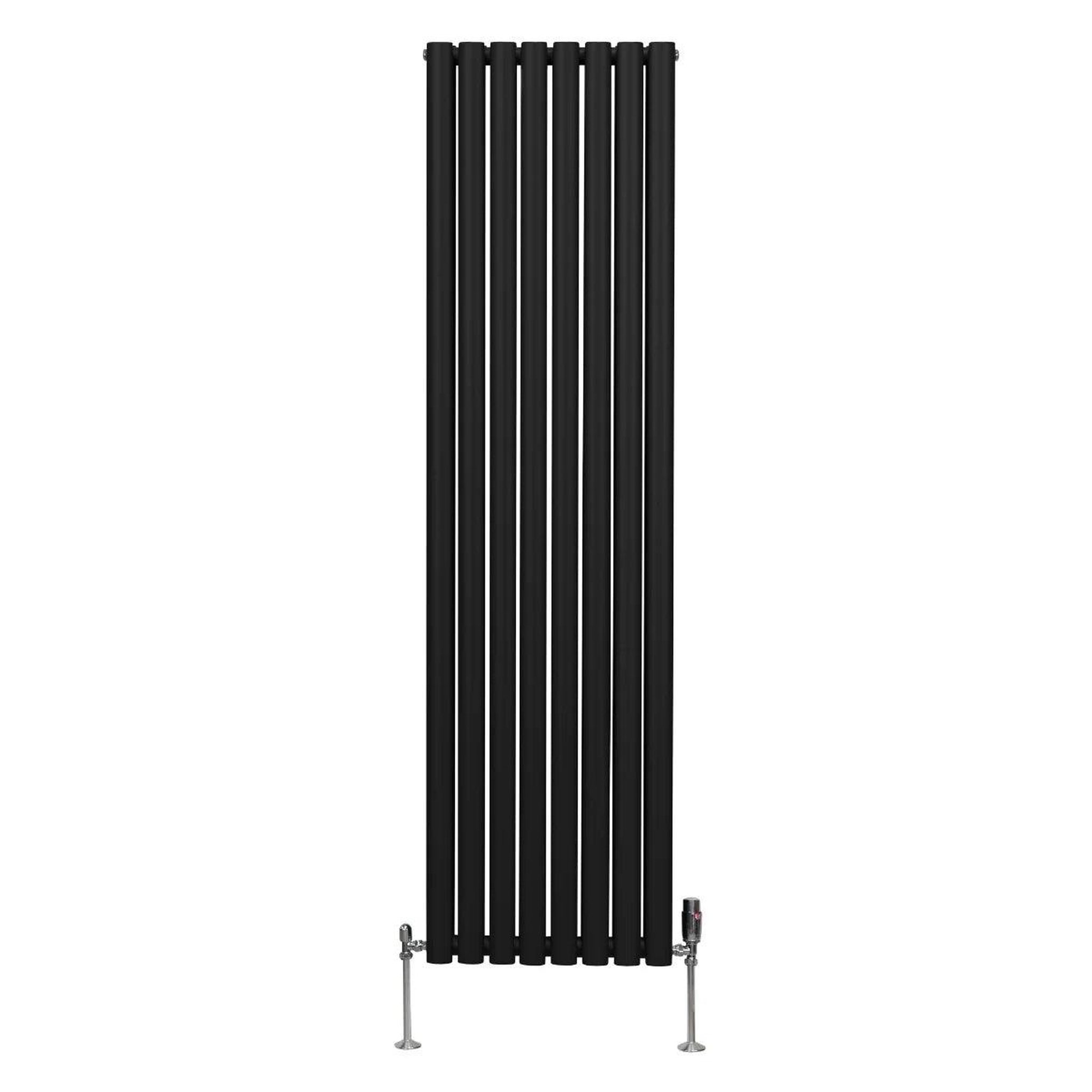 Voir la diapositive 2 : MONSTERSHOP Radiateur à colonnes ovales & robinet, 2 panneaux - 1800 x 480 mm