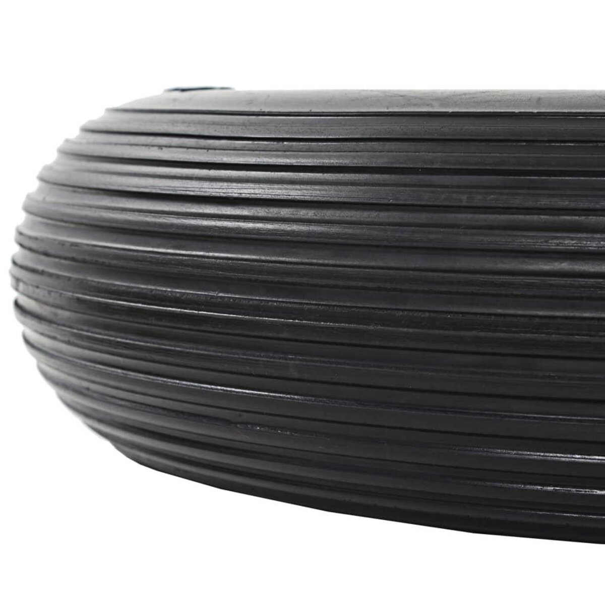 VIDAXL Roue de brouette avec axe 2 pcs PU solide 4.00-8 390 mm