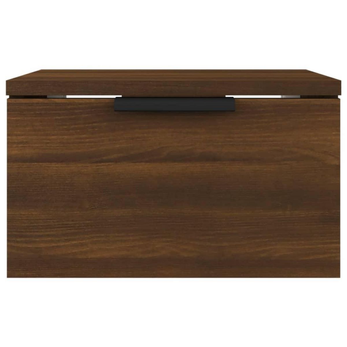 VIDAXL Table de chevet murale Chene marron 34x30x20 cm