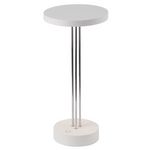 Lumisky Lampe de table sans fil LED TRIZIO Blanc Aluminium H33cm